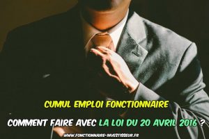 cumul emploi fonction publique
